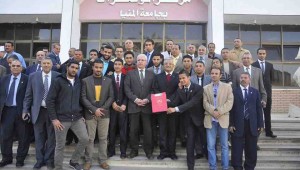 كلنا ايد واحدة مبادرة طلاب جامعة سوهاج ضد الارهاب