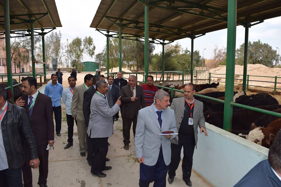 رئيس الجامعة يستقبل فريق الجودة والاعتماد لكلية الزراعة