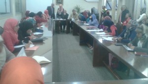 امنية محمود مثلت جامعة سوهاج في مسابقة الطالبة المثالية.