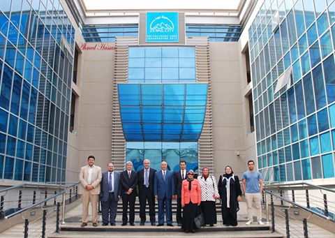 رئيس جامعة سوهاج في زيارته الأولى الى مدينة زويل للعلوم والتكنولوجيا