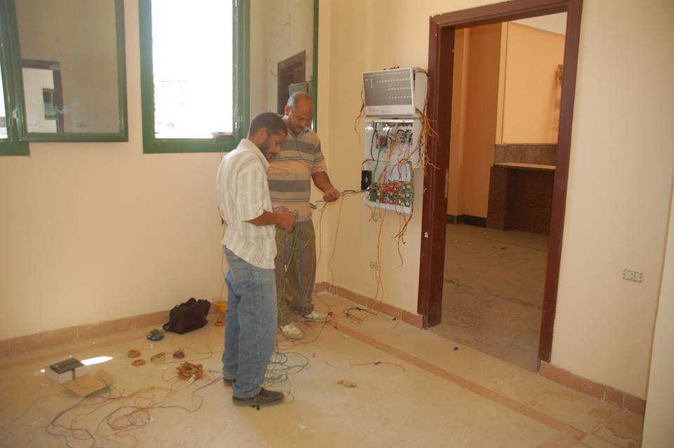 مليون و800 ألف جنيه لسنترال جامعة سوهاج الجديدة