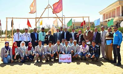 بالصور … كلية الصيدلة تشارك في حفل أفتتاح المهرجان الكشفي الثاني