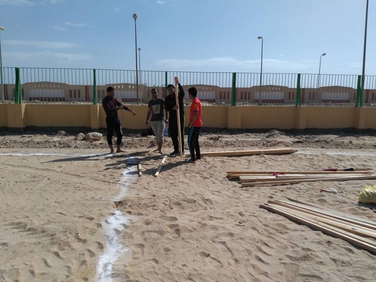 اليوم الأول ومشاركة عشيرة جوالة كلية الصيدلة