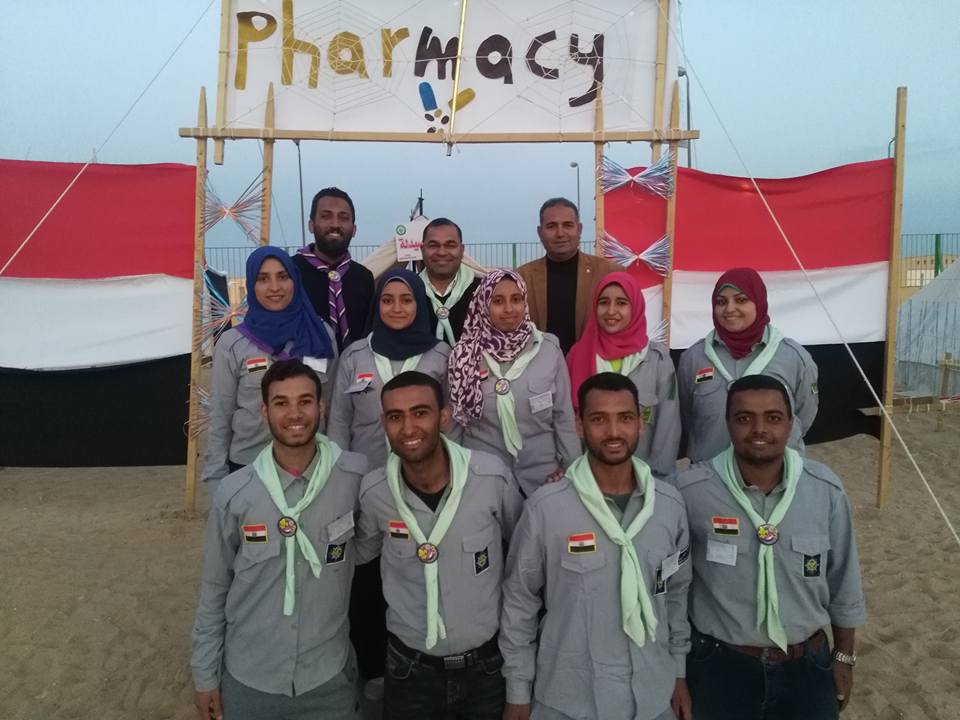 اليوم الرابع من المهرجان الكشفى ودرع الجامعة الجوالة