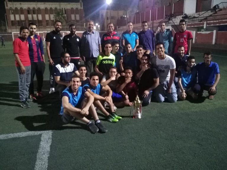 المباراة النهائية لبطولة الكلية لكرة القدم الخماسية