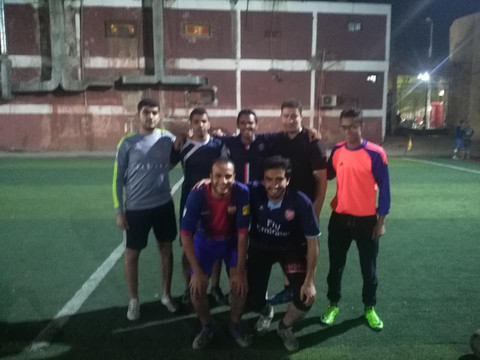 فعاليات اليوم الثانى من بطولة الكلية لكرة القدم الخماسية 💪❤⚽