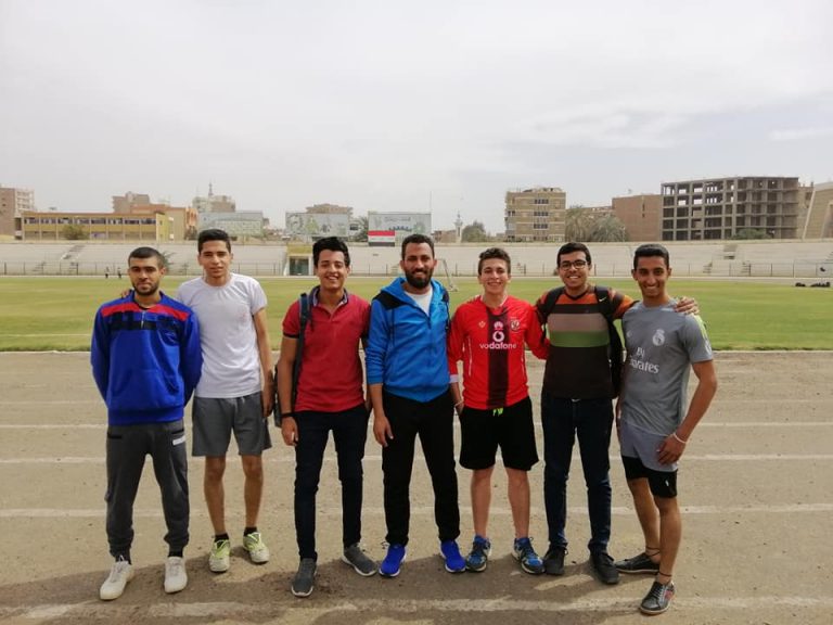 طلاب الكلية يشاركون فى مسابقة بطولة الجامعة فى ألعاب القوي 💪♥️