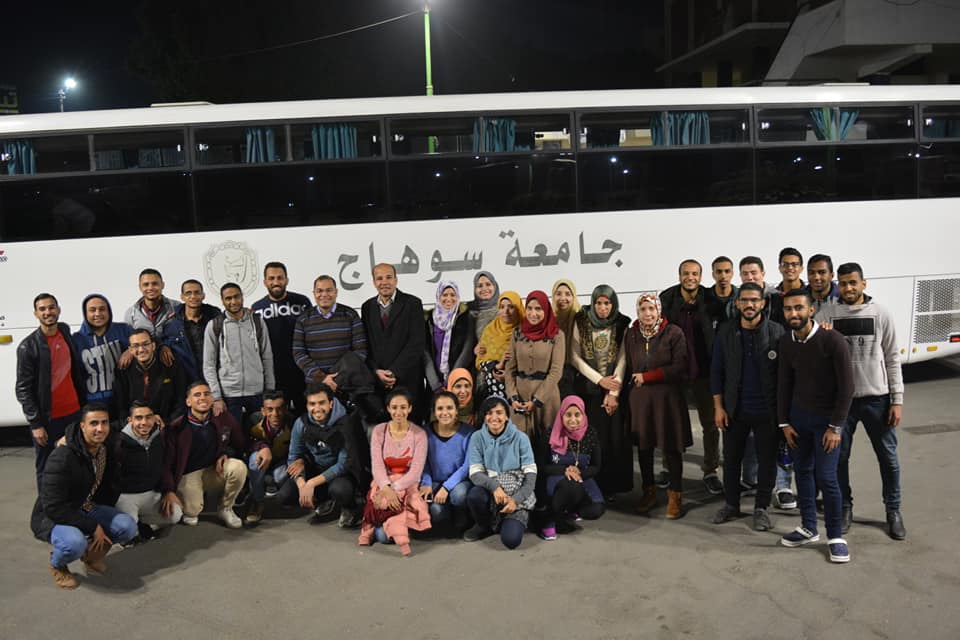وفد كلية الصيدلة جامعة سوهاج المشارك بالملتقى الصيدلي الأول لكليات الصيدلة على مستوى الجامعات المصرية المقام بجامعة المنصورة فبراير 2019