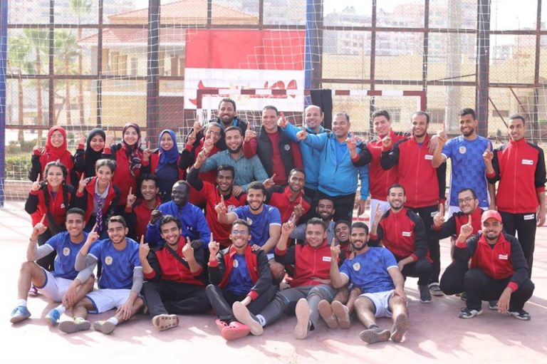 خماسي كرة القدم لكلية الصيدلة جامعة سوهاج أول الملتقي الصيدلي الأول لكليات الصيدلة على مستوى الجامعات المصرية المقام بجامعة المنصورة فبراير 2019