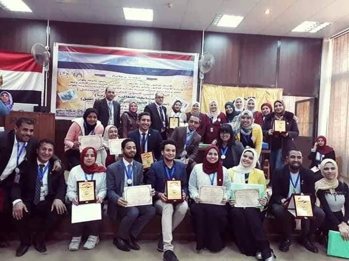 👈فريق جامعة سوهاج يحصل على المركز الأول في الملتقي القمي لمدربي المستقبل بحلوان 🌺