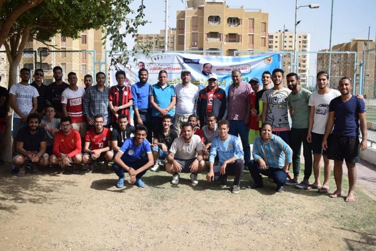 👈 المنشاوي و صلاح يشاركان طلاب و طالبات الكلية والسادة العاملين اليوم الترفيهي الأول
