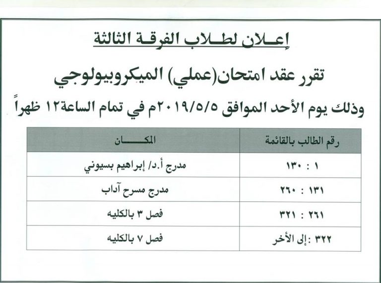 إعلان هام جدًا لطلاب التخلفات