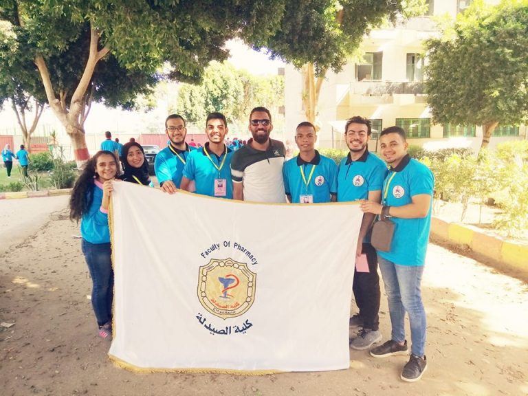 وفد الكلية المشارك بالدورة التدريبية لإعداد القادة بسوهاج الفوج الأول