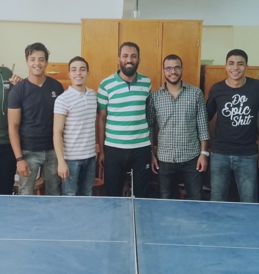 👈 الصيدلة رابعاً فى بطولة الجامعة فى تنس الطاولة طلاب ✌️