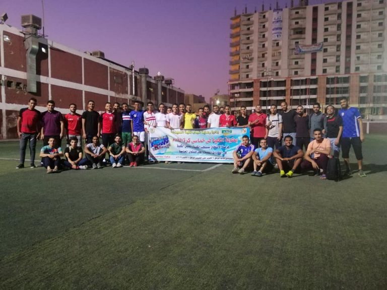 إنطلاق بطولة الكلية فى خماسي كرة القدم 💪🏆⚽