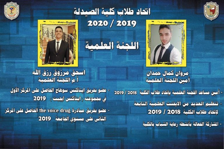 👈 بطاقة تعريفية بأعضاء مجلس إتحاد طلاب الكلية للعام الجامعي ٢٠١٩ / ٢٠٢٠ م