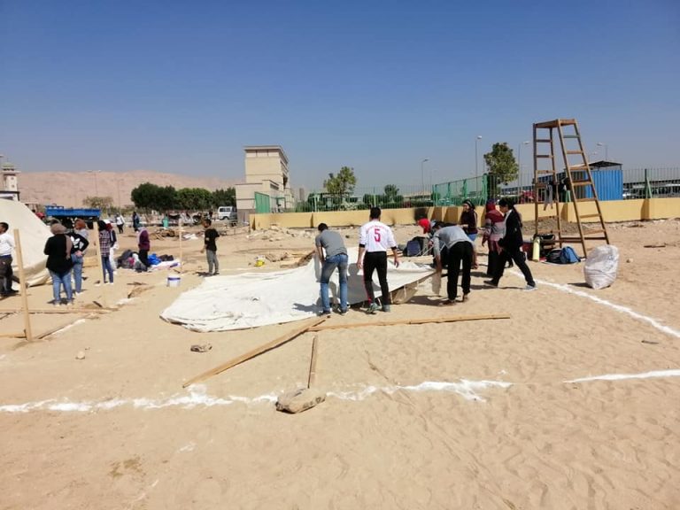 عشيرة جوالة كلية الصيدلة تشارك بالدرع الخامس لجوالى و جوالات جامعة سوهاج 💪