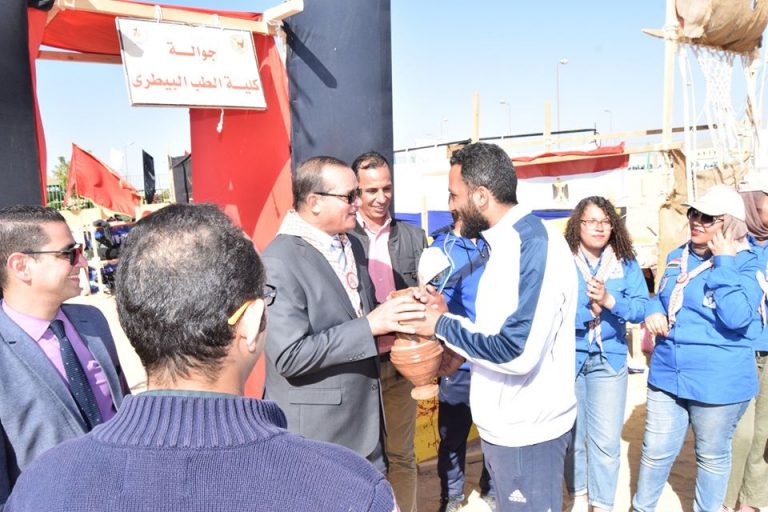 بمشاركة ٢٨٦ طالب..إفتتاح فعاليات المهرجان الكشفى الخامس لجوالى وجوالات جامعة سوهاج