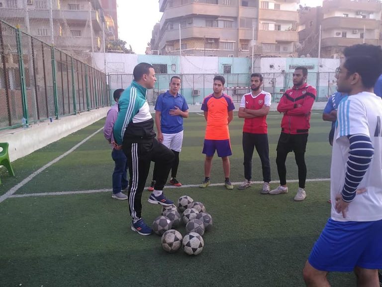 إعلان هام عن الإستعداد لبطولة الجامعة في خماسي كرة القدم وذلك بملاعب نادي سوهاج الرياضي