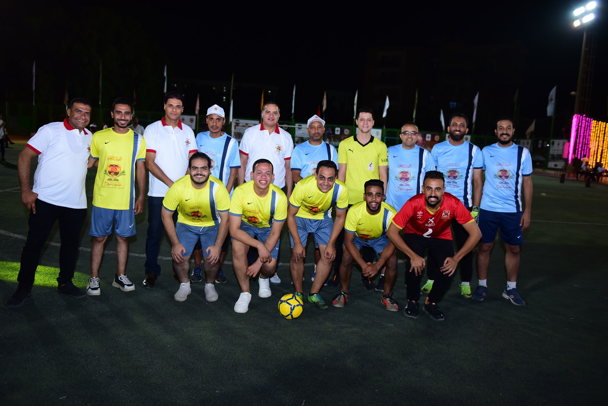 احتفالًا باليوبيل الذهبي جامعة سوهاج تنظم يوماً رياضياً بمشاركة نجمي الأهلي والزمالك