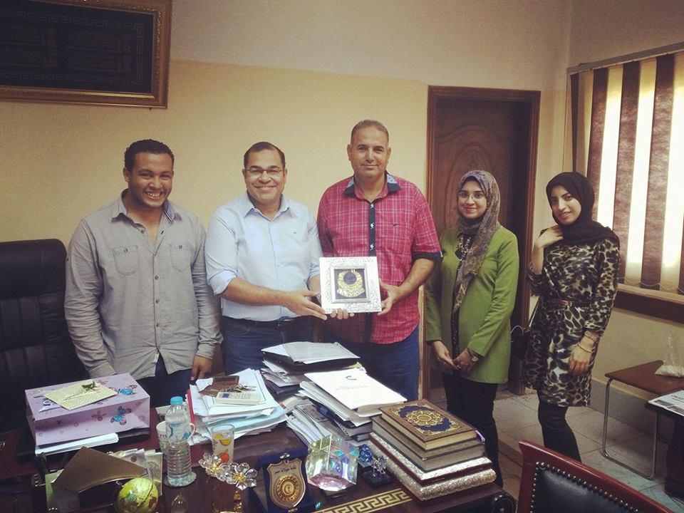 تكريم لوفد طلاب كلية الصيدلة