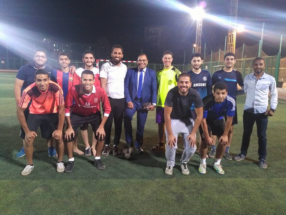 بالصور …فوز فريق الإسماعيلي ببطولة الكلية لكرة القدم الخماسية